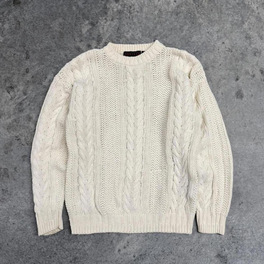 Vintage 90s Jantzen Cable Knit Sweater